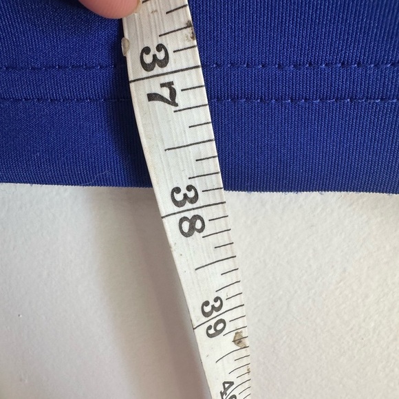 Jessica Blue Sheath Mini Dress Sleeveless Crew Neck - Picture 6 of 6